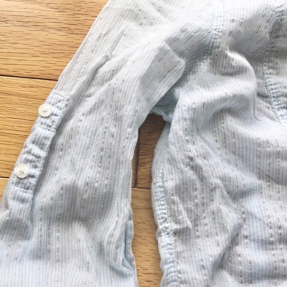 Express Metallic Button Down - image 6